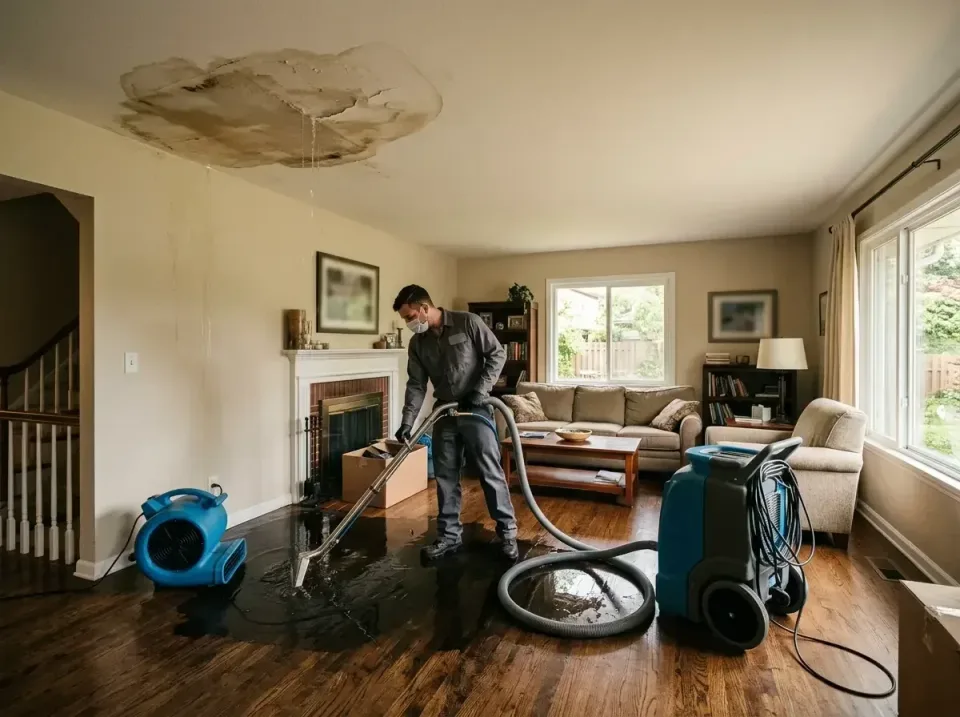 attic-pipe-burst-ceiling-drip-008 — frequently asked questions, Water Damage Restoration & Carpet Care in South Plainfield,…